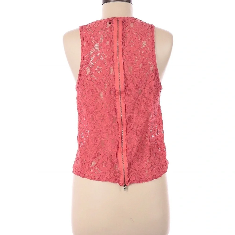 Select Pink Lace Sleeveless Top - UK 10 / US 6